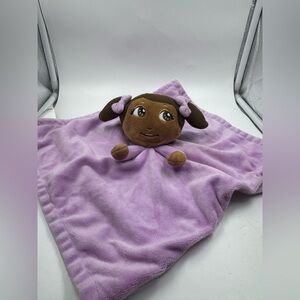 Little Muffincake Ballerina Baby Lovey Plush Doll Purple Zahara Security Blanket